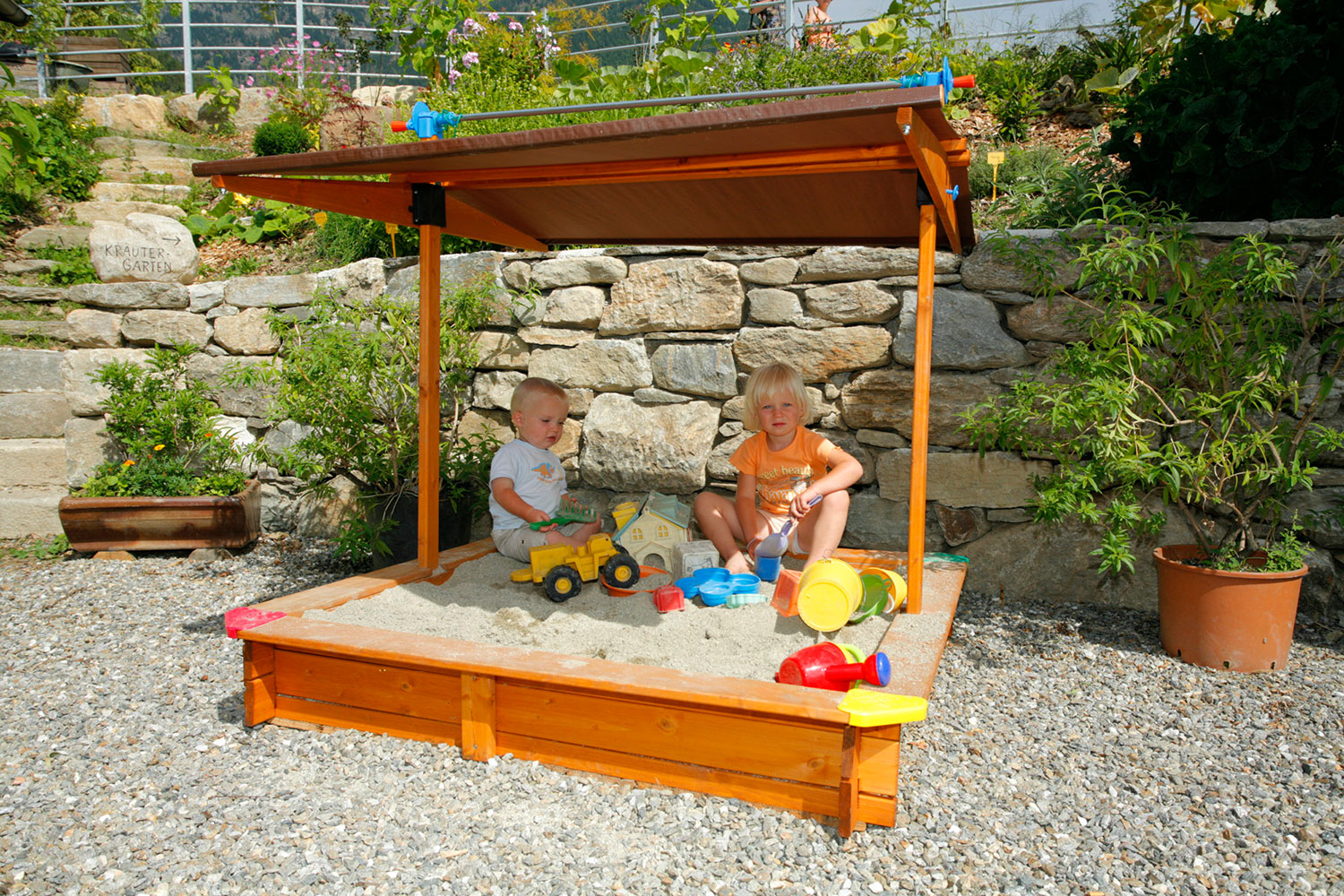 Sandpit for kids